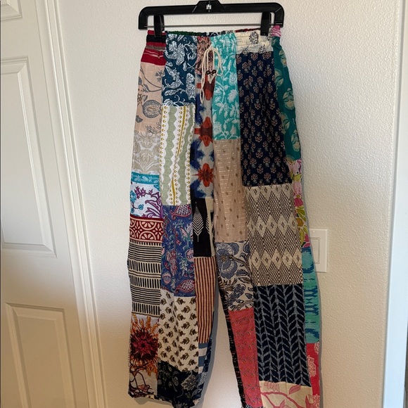 Colorful Patchwork Pants - Picture 1 of 4